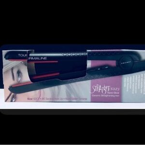 Pink Ceramic Hair Straightener - Nano Silver Plates